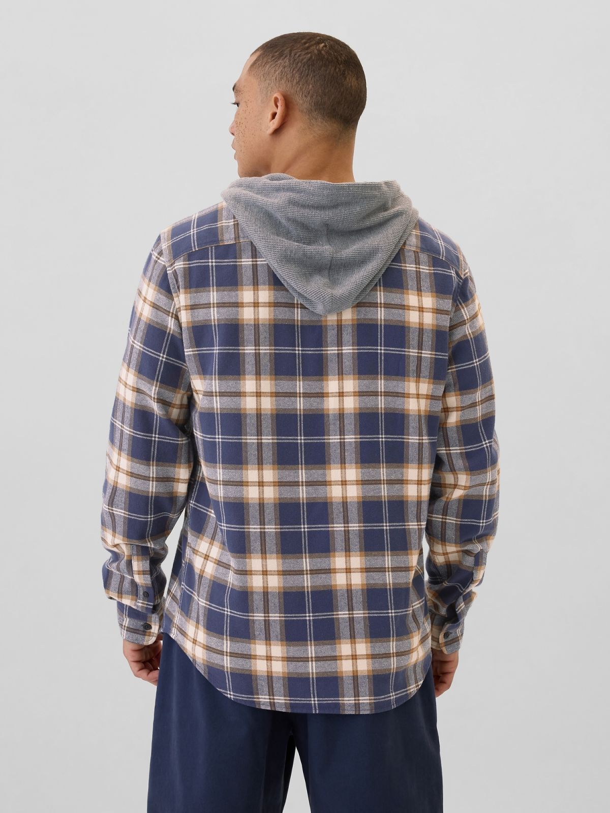 Φανελένιο Πουκάμισο σε Standard Fit με Κουκούλα-543002001