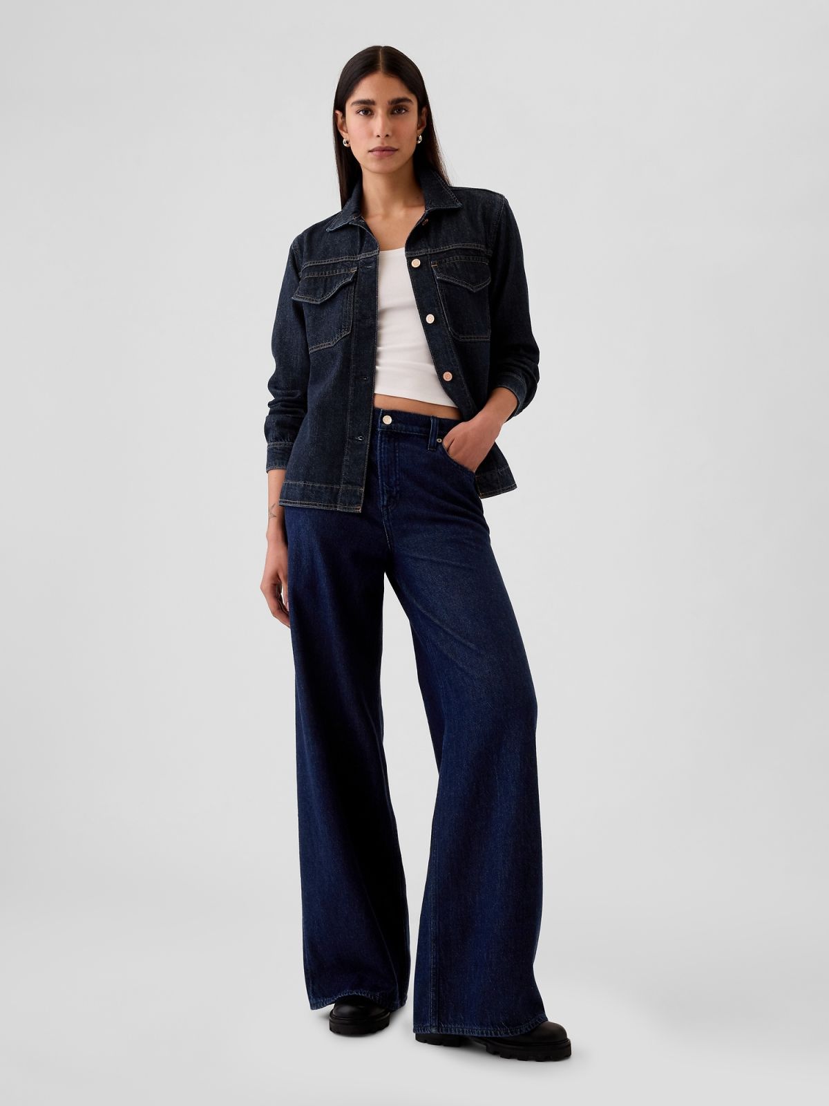 UltraSoft Denim Belted Πανωφόρι-498988000