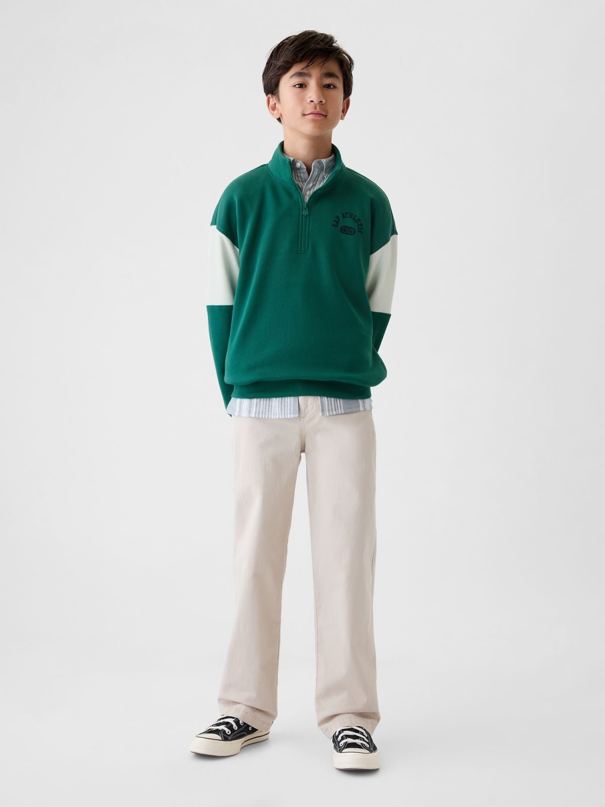 Παιδικό Half-Zip Πουλόβερ-544330000