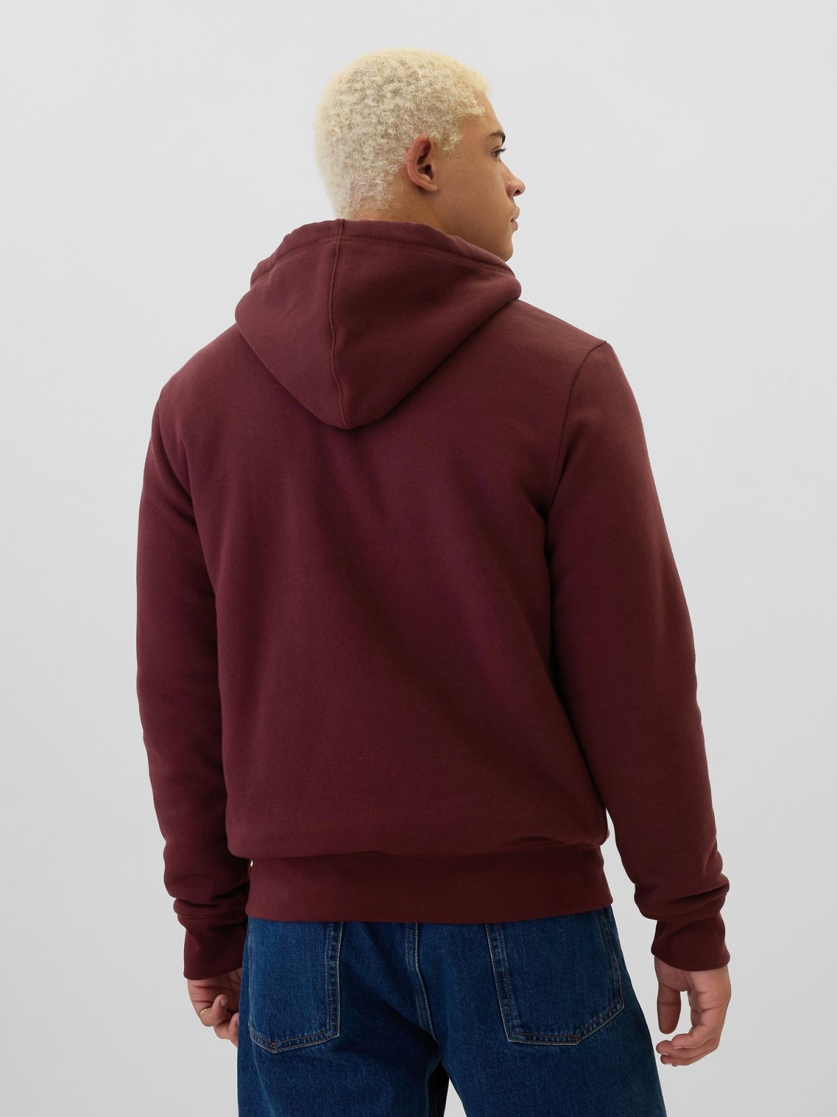 Gap Logo Sherpa-Lined Zip Φούτερ-498248000