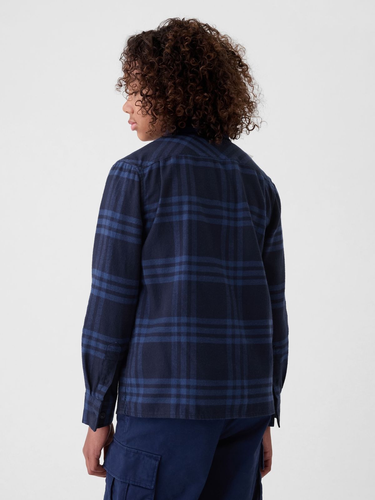 Kids Organic Cotton Flannel Shirt-523200002