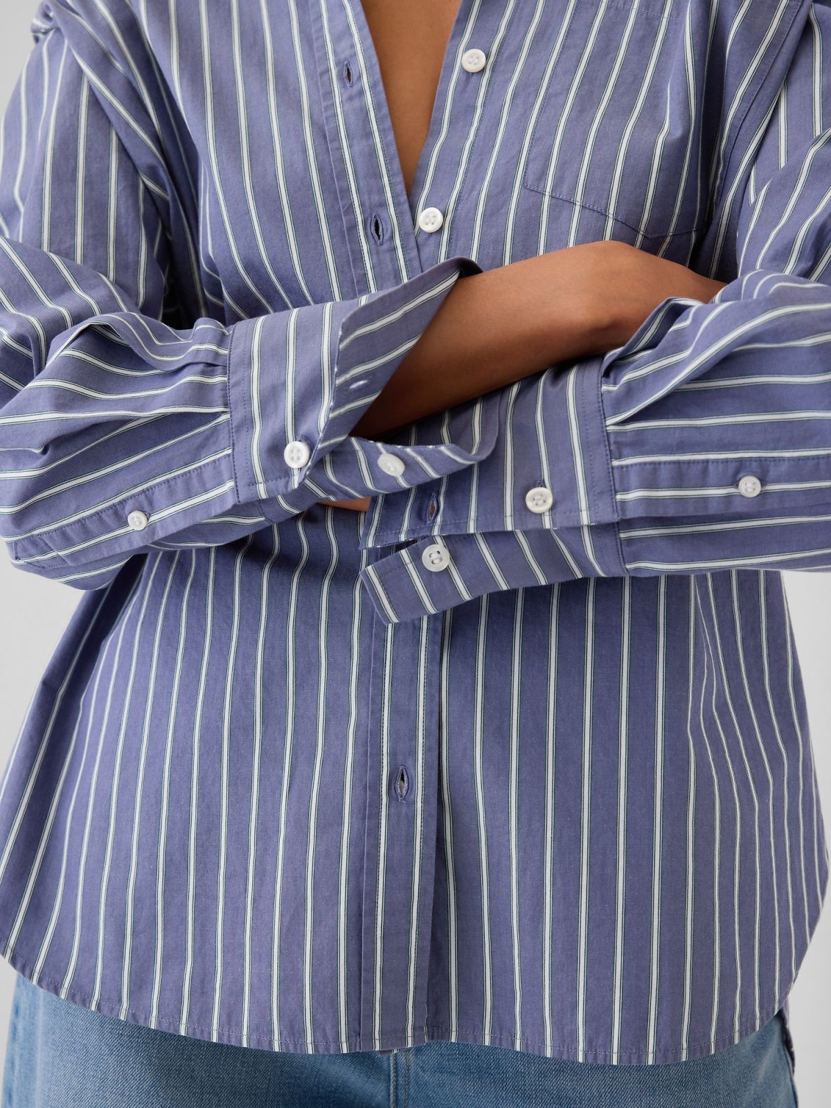 Οργανικό Βαμβάκι Big Shirt Πουκάμισο-519040003