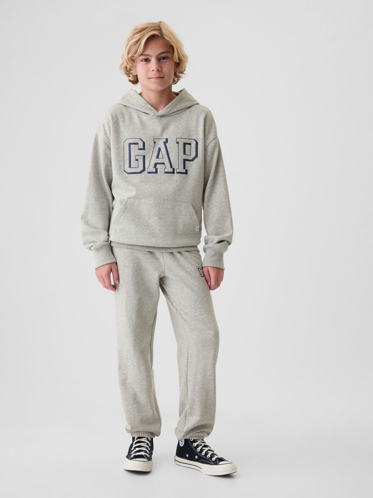 Παιδικό Relaxed Gap Logo Φούτερ με Κουκούλα-542336001