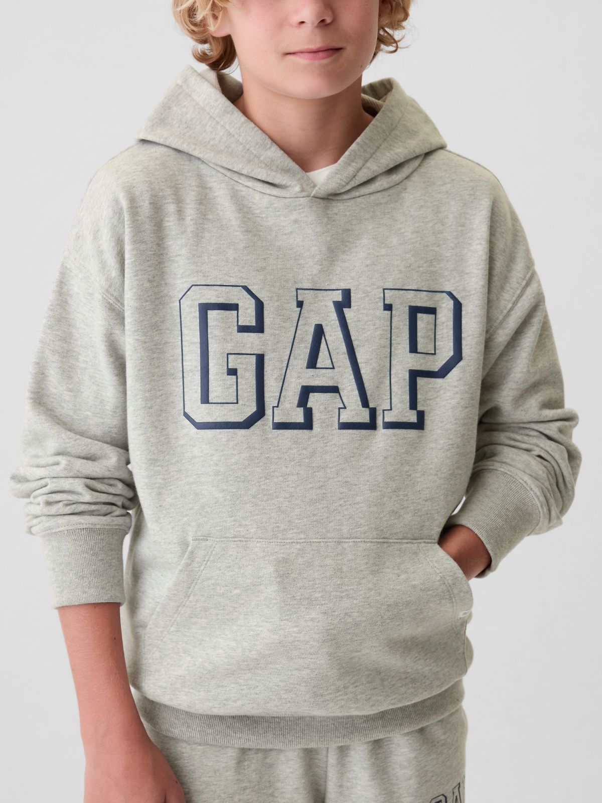 Παιδικό Relaxed Gap Logo Φούτερ με Κουκούλα-542336001
