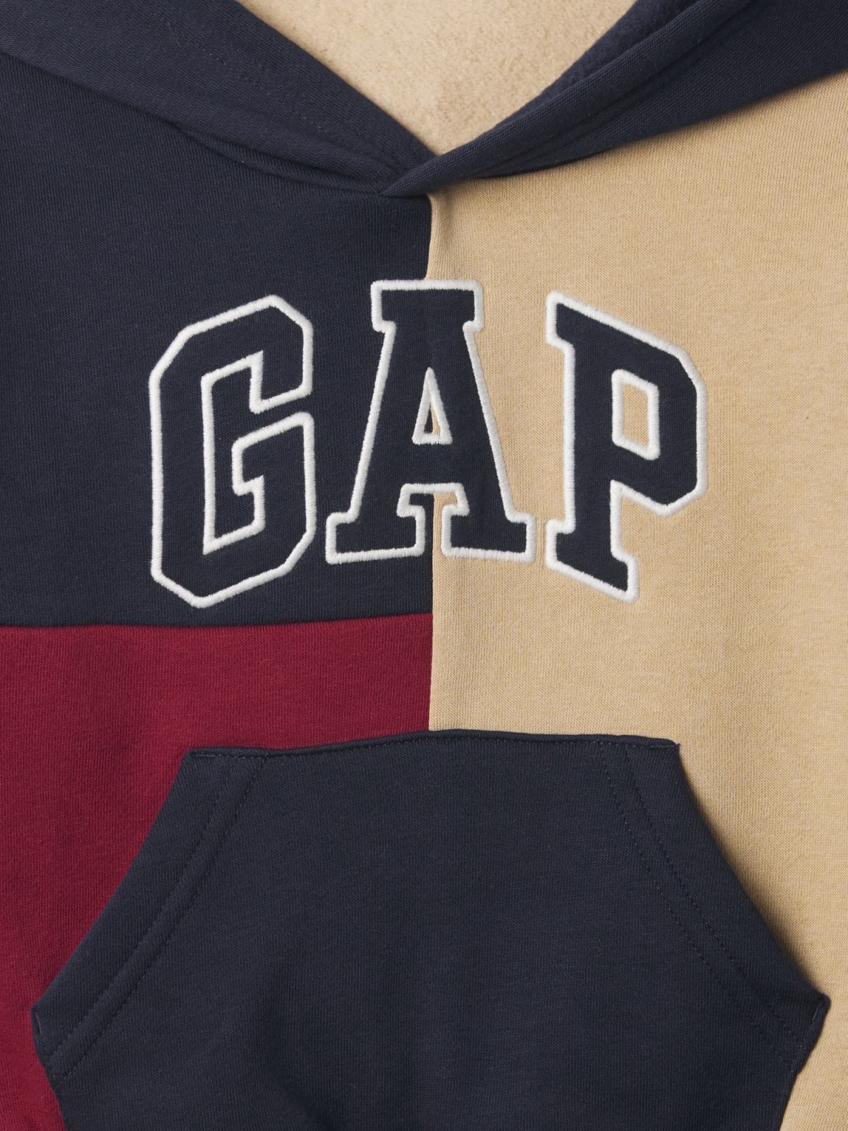 babyGap Relaxed Logo Colorblock Φούτερ με Κουκούλα-504851000