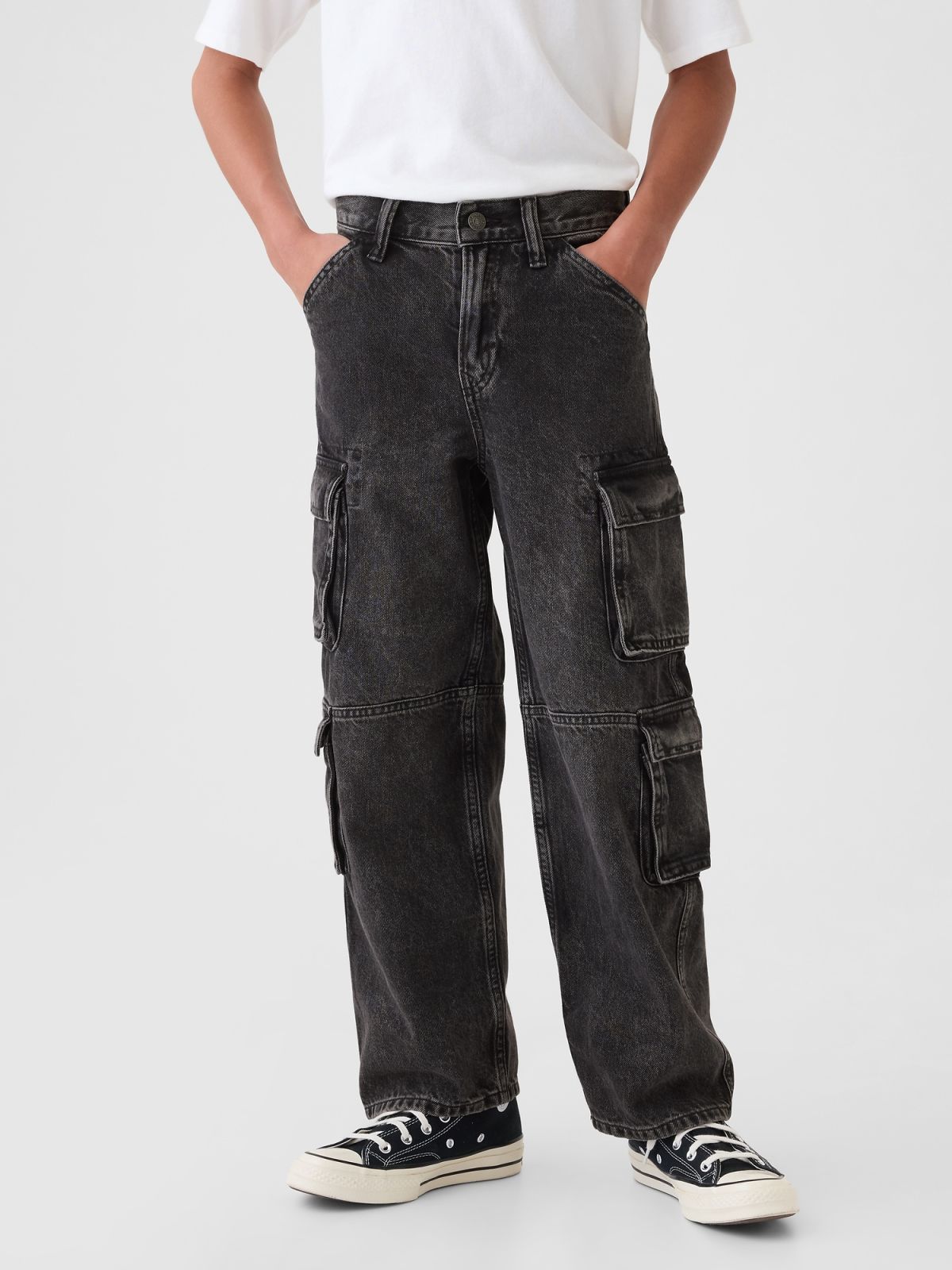 Παιδικό Double Cargo Baggy Jean Παντελόνι-508756000