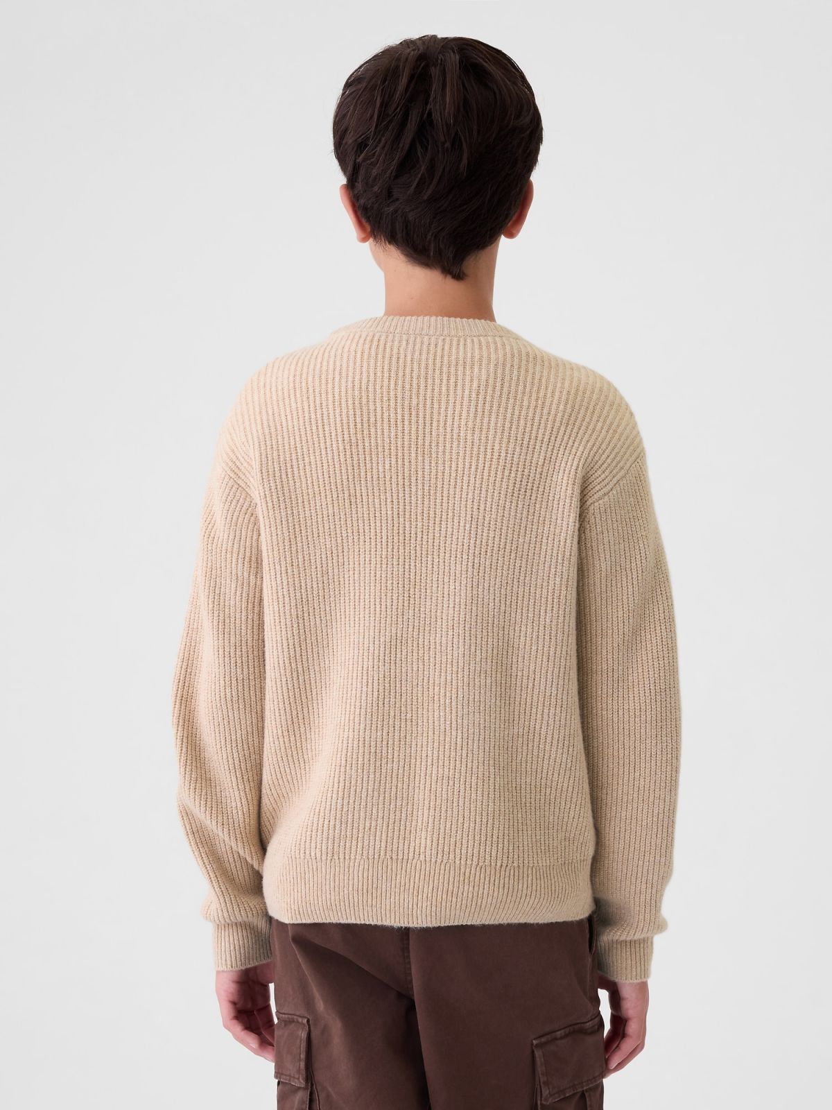 CashSoft Rib Crewneck Πουλόβερ-533877001