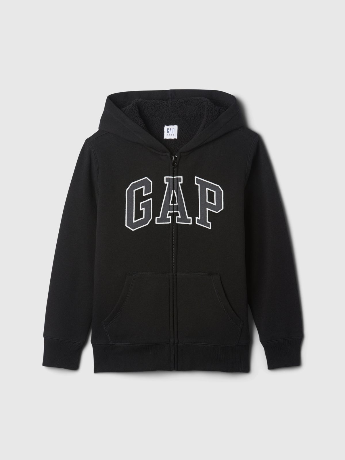 Παιδική Relaxed Gap Logo Sherpa Φούτερ Ζακέτα με Κουκούλα-498540000