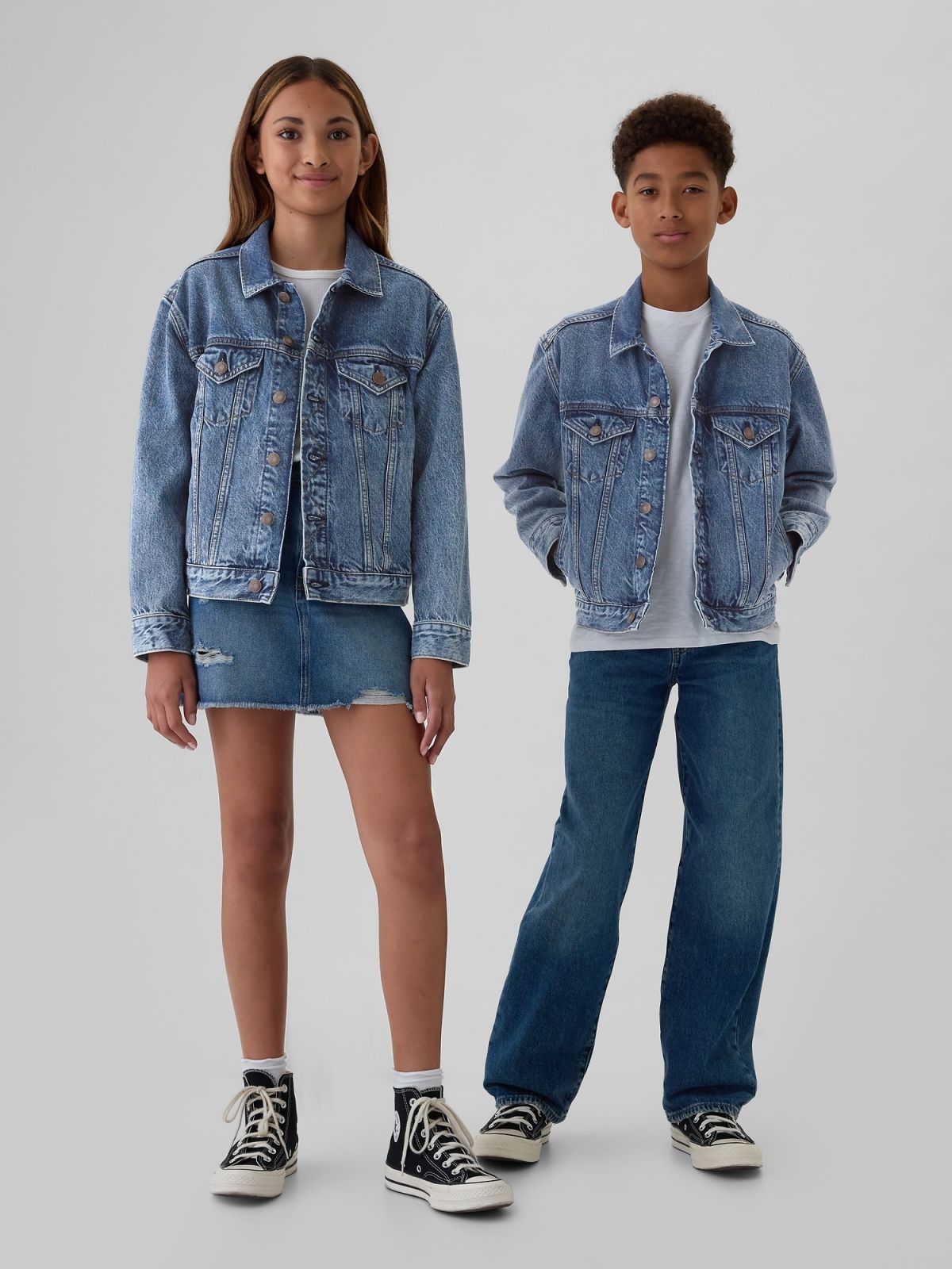 Kids Organic Cotton Icon Denim Jacket-523213000