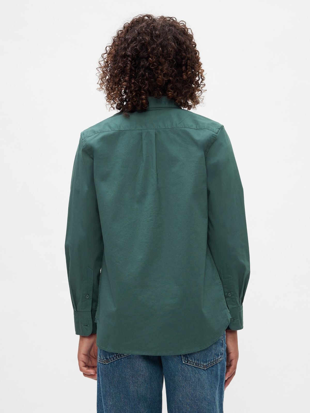 Kids Organic Cotton Poplin Shirt-523207004