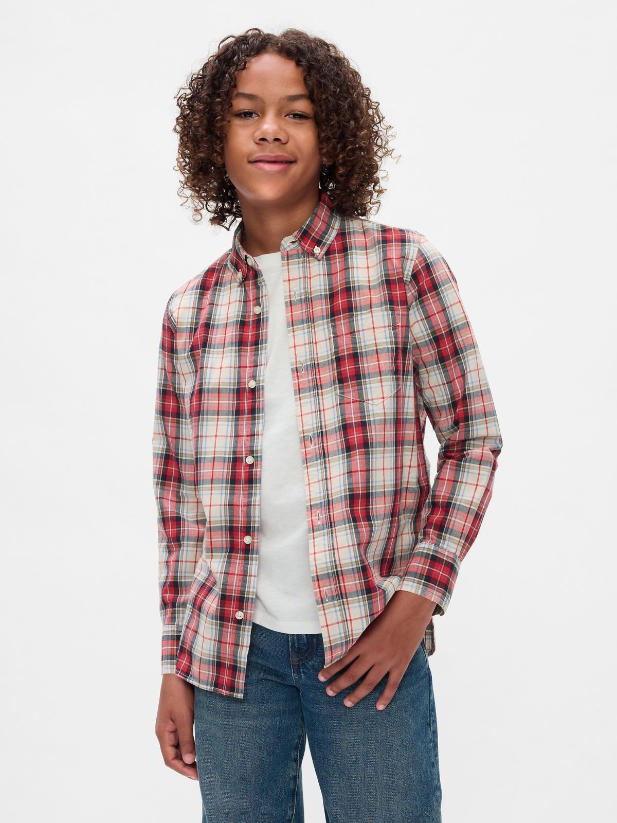 Παιδικό Organic Cotton Poplin Πουκάμισο-523207000