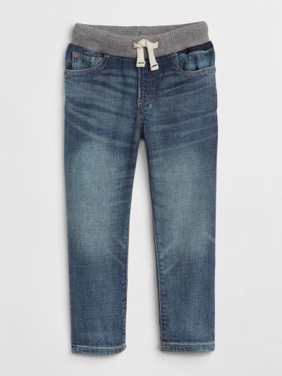 Μπλε Νηπιακό Pull-On Slim Τζιν Παντελόνι με Strech-229736000