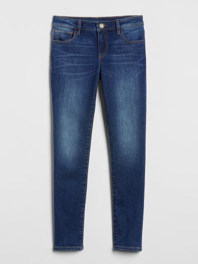 Μπλε Παιδικό Super Skinny Τζιν με Stretch-349415000