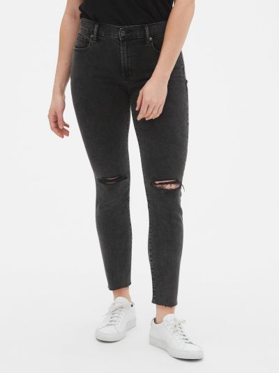 Mid Rise True Skinny Ankle Jeans-440668000