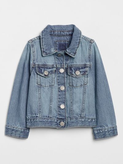 Μπλε babyGap Icon Denim Πανωφόρι με Washwell-538862000