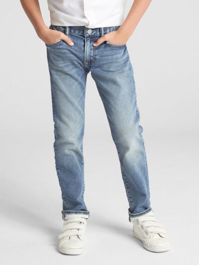 Μπλε Παιδικό Slim Τζιν με Stretch-358202000