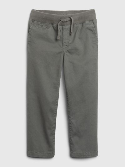 Γκρι Νηπιακό Pull-On Lived Khakis Παντελόνι με Washwell™-618457000