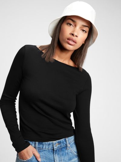 Μπλούζα με Λαιμόκοψη Boatneck-629436002