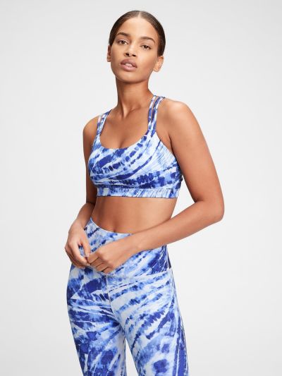 Μπλε GapFit Eclipse Medium Support Strappy Σπορ Σουτιέν-335778071