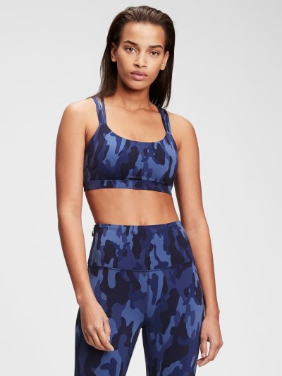 GapFit Eclipse Medium Support Strappy Sports Bra-335778068