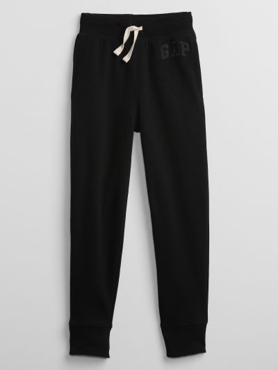 Μαύρο Παιδικό Gap Logo Pull-On Jogger Παντελόνι-682145000