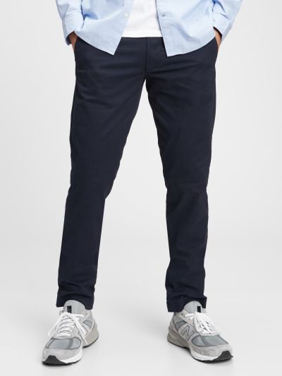 Μπλε Modern Khakis Σε Γραμμή Slim Fit με GapFlex-440943000