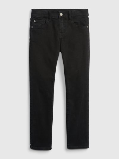 Μαύρο Παιδικό Soft Wear Slim Straight Jean Παντελόνι-690355000