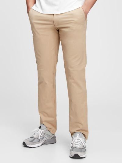 Μπεζ Modern Khakis σε Ίσια Γραμμή με Τεχνολογία GapFlex-472757005