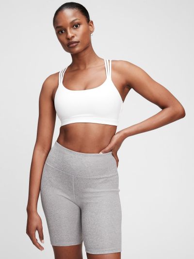 GapFit Eclipse Medium Support Strappy Sports Bra-335778000