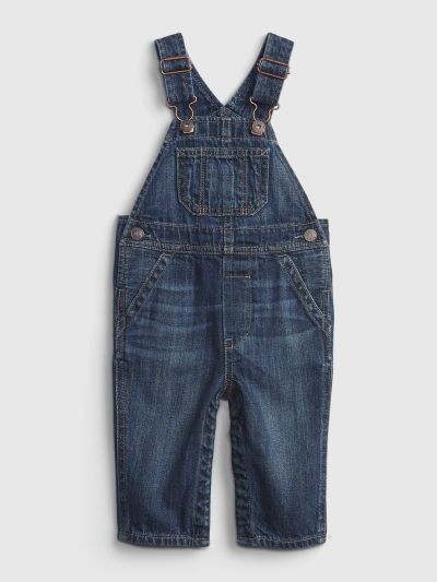 Μπλε Βρεφική 100% Οργανικό Βαμβάκι Denim Σαλοπέτα-731164000