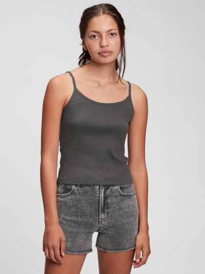 Teen Spaghetti Strap Tank-714304004
