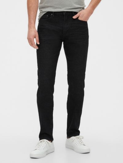 Μαύρο Slim Taper Gapflex Jean Παντελόνι με Washwell™-527394000