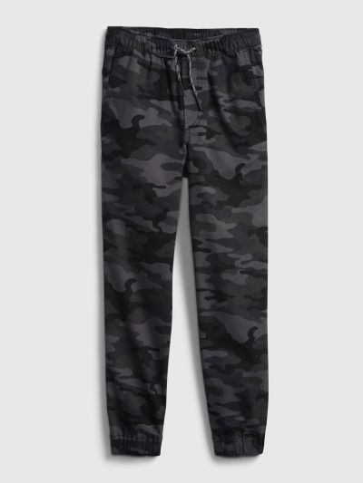 Μαύρο Παιδικό Everyday Jogger Παντελόνι με Τεχνική Washwell™-707988002