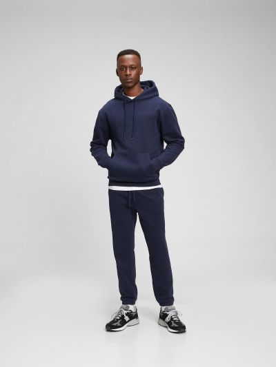 Μπλε Fleece Jogger Φόρμα-737295012