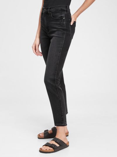 High Rise Vintage Slim Jeans-660492000