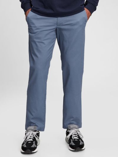 Μπλε Modern Khakis σε Ίσια Γραμμή με Τεχνολογία GapFlex-472757017