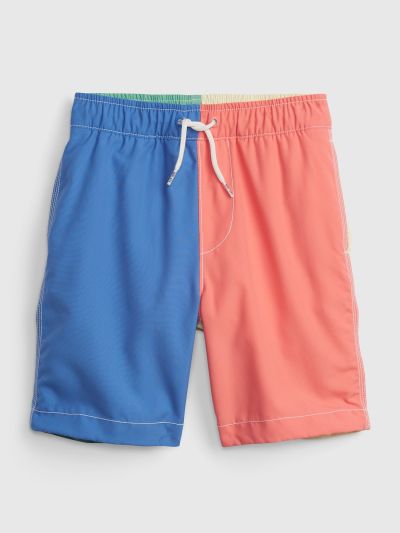 Kids 6" Recycled Printed Swim Trunks-701485004