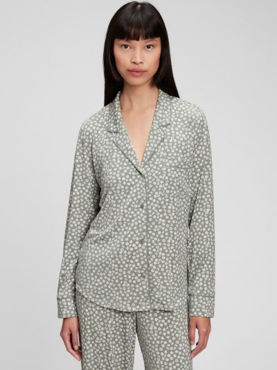 Modal Pajama Shirt-663803009