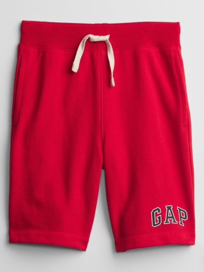 Κόκκινο Παιδικό Gap Logo Pull-On Σορτς-680731001