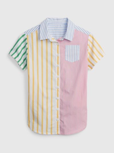 Multi Νηπιακό Mix-Stripe Πουκάμισο-Φόρεμα-830661000