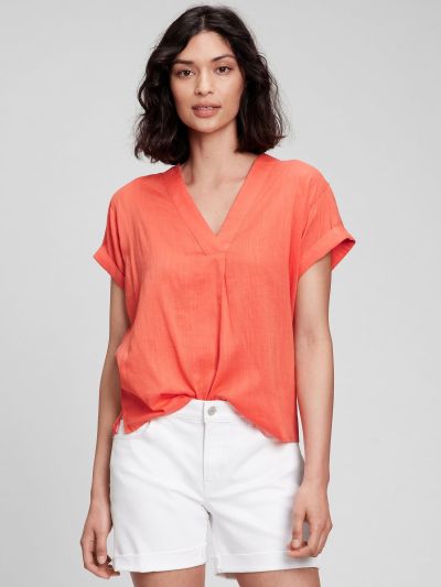 V-Neck Μπλούζα-821616003