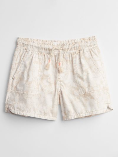 Μπεζ Παιδικό Pull-On Utility Σορτς με Washwell-834006000