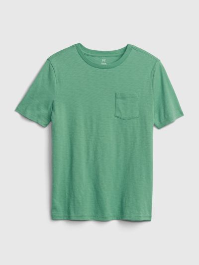 Kids Organic Cotton Pocket T-Shirt-825521015