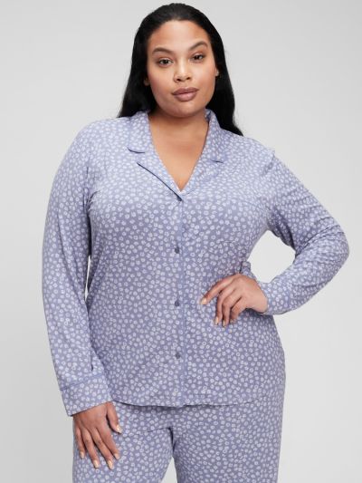 Modal Pajama Shirt-663803008