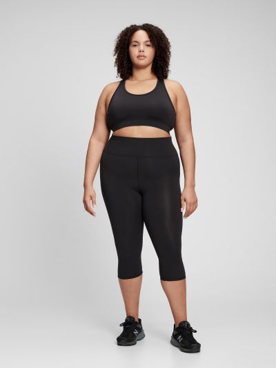Μαύρο GapFit PowerMove T-Back Sports Μπουστάκι-820814001