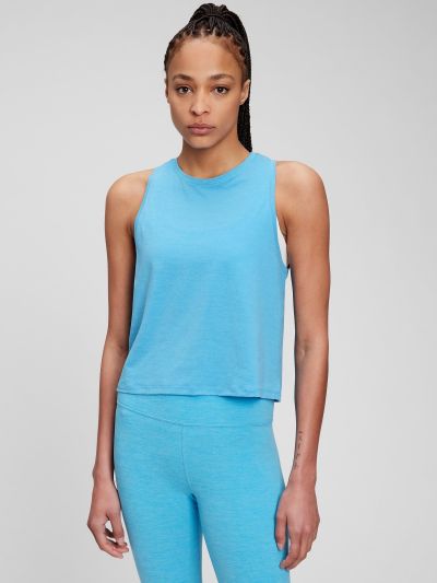 GapFit Brushed Jersey Tank Top-713120009