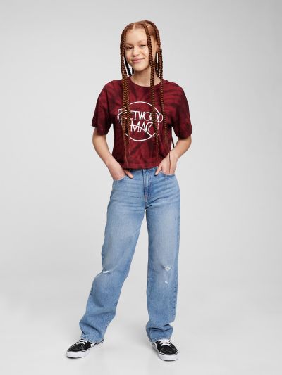 Μπλε Teen Mid Rise '90s Loose Jean Παντελόνι με Washwell-846658001