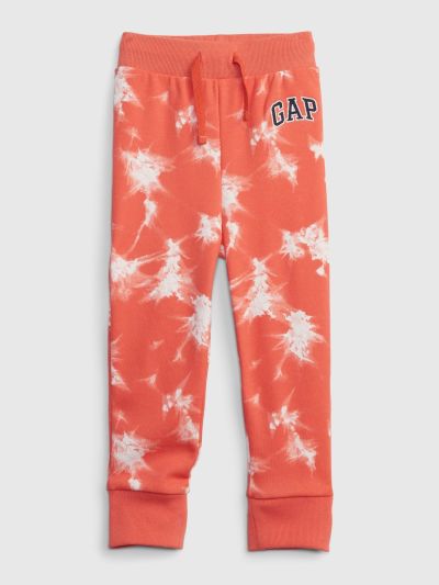 Πορτοκαλί BabyGap Gap Logo Tie-Dye Jogger Παντελόνι-840594001
