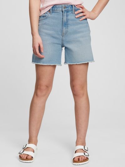 Teen Sky High Rise Denim Shorts-813309001