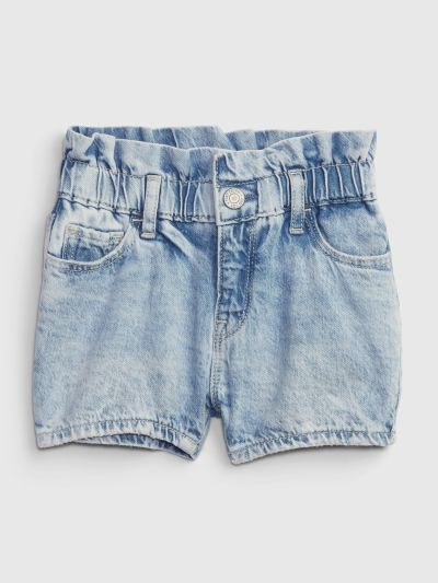 Μπλε Νηπιακό Just Like Mom Τζιν Σορτς Washwell-828086000